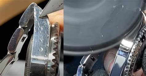 removing scratches from brushed stainless steel rolex|polishing cloth for rolex.